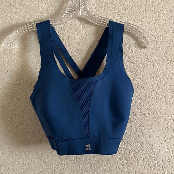 Sweaty Betty Other - Sweaty Betty Blue High Impact Sports Bra Size 32DD